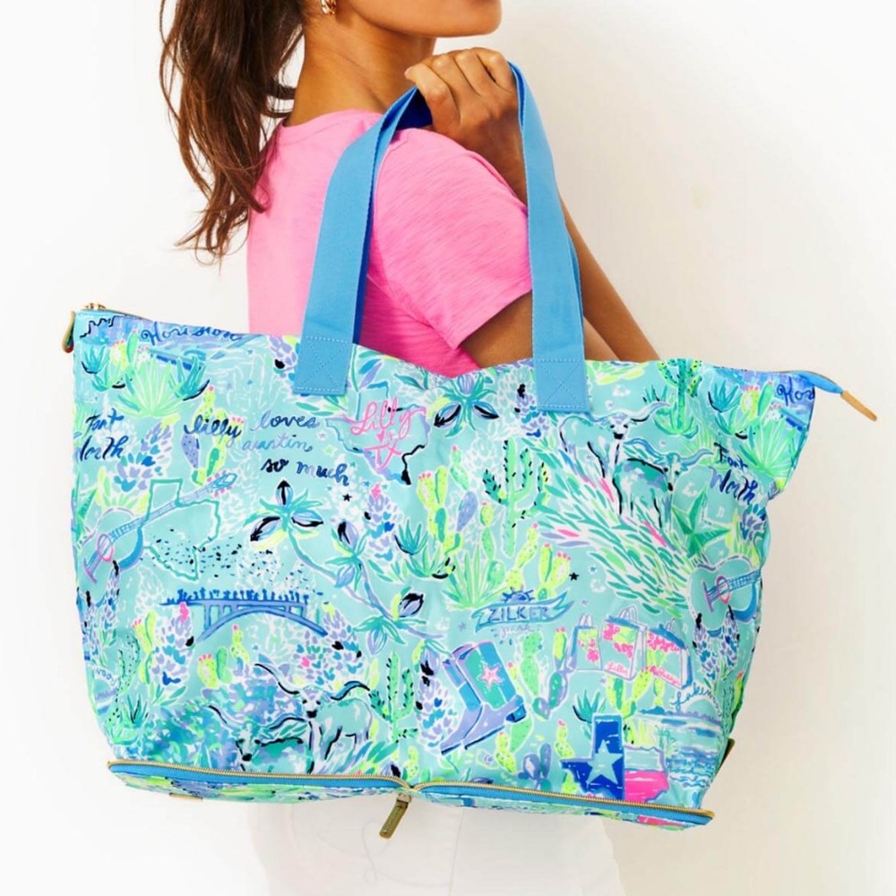 NWT Lilly Pulitzer Getaway Packable Tote
